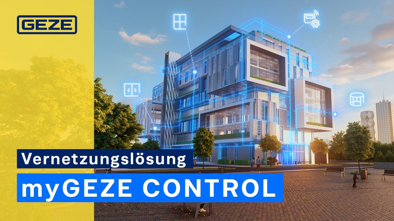 Konnektivitetsløsning myGEZE Control . Fordi det er din bygning.